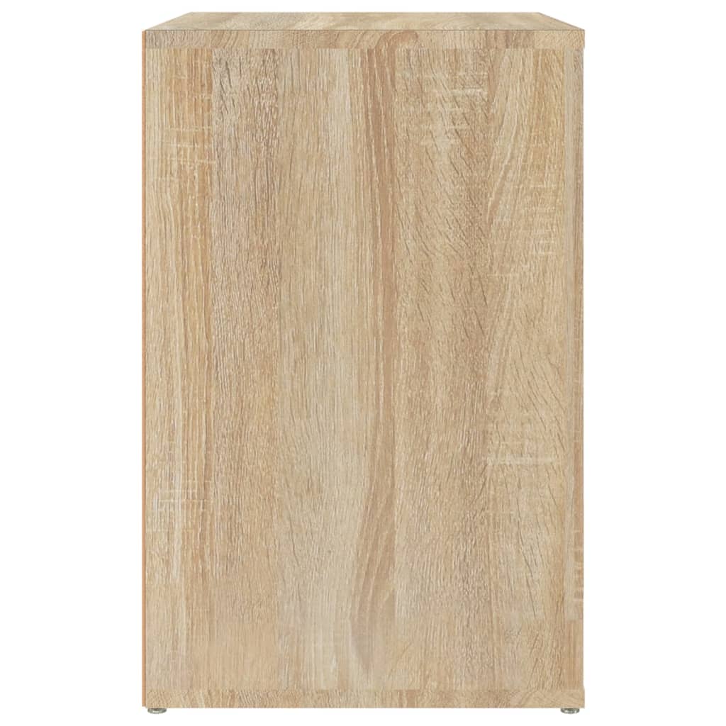 Shoe Cabinet Sonoma Oak 130x35x54 cm Engineered Wood