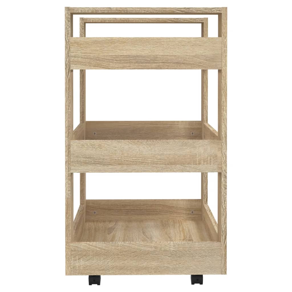 Kitchen Trolley Sonoma Oak 60x45x80 cm Engineered Wood