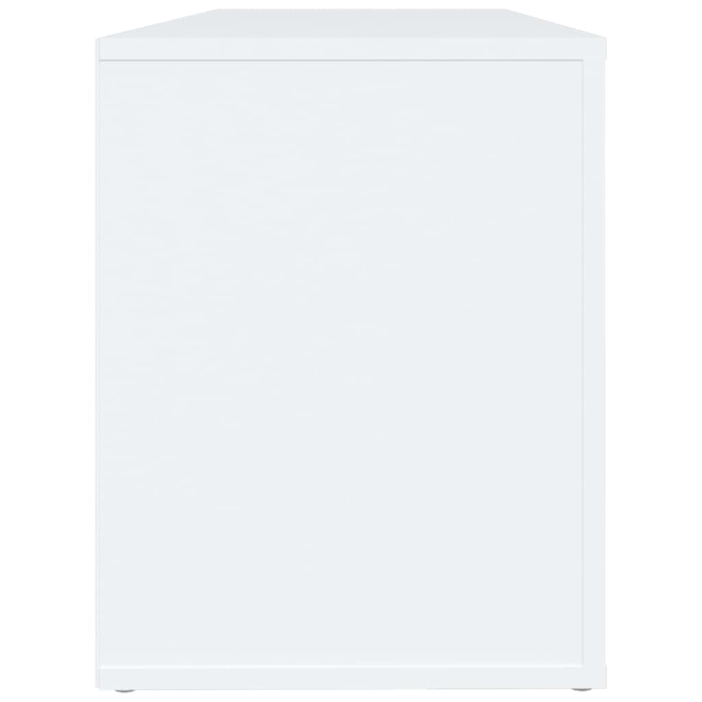Shoe Cabinet White 100x35x45 cm Engineered Wood