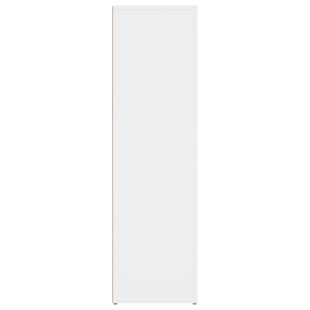 Sideboard White 80x30x106 cm Engineered Wood