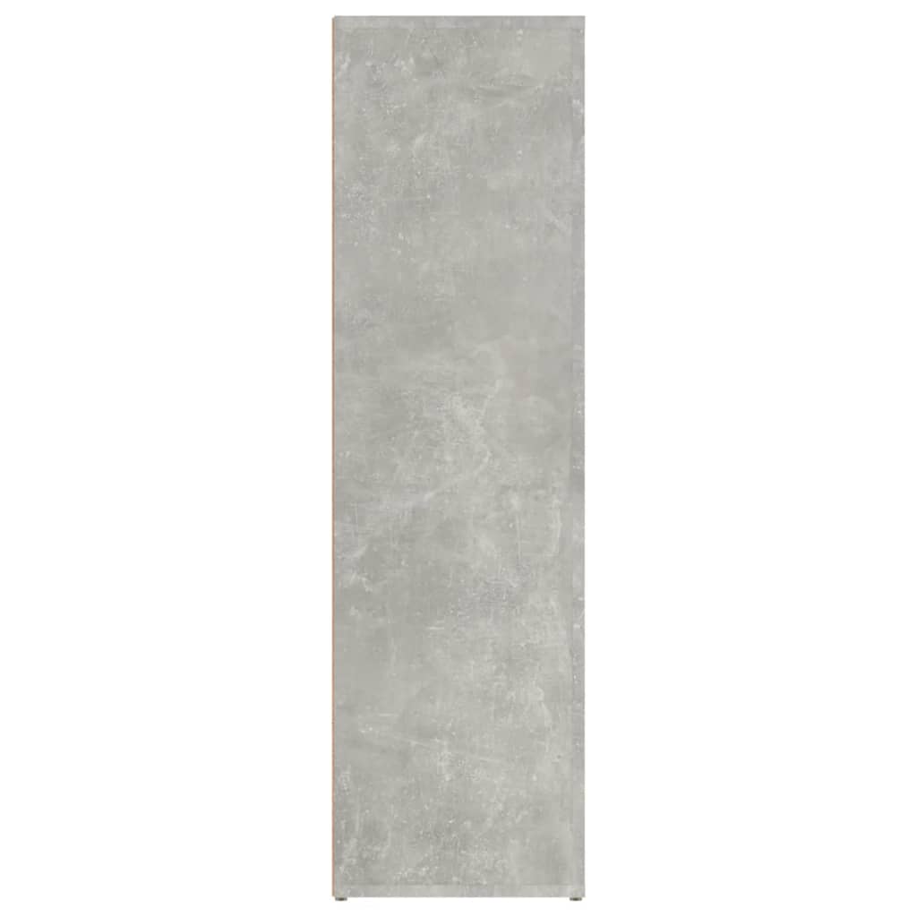 Sideboard Concrete Grey 80x30x106 cm Engineered Wood