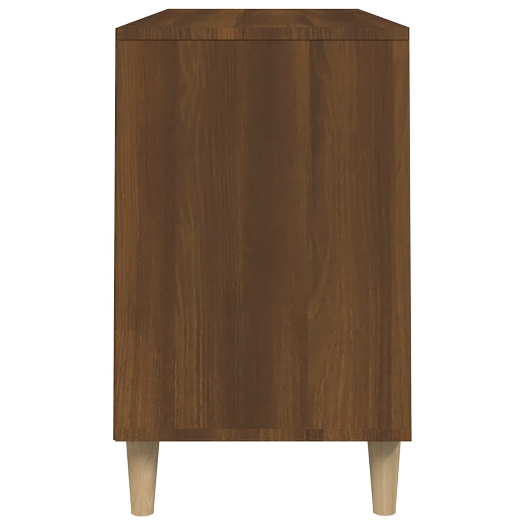 Shoe Cabinet Brown Oak 102x36x60 cm Engineered Wood