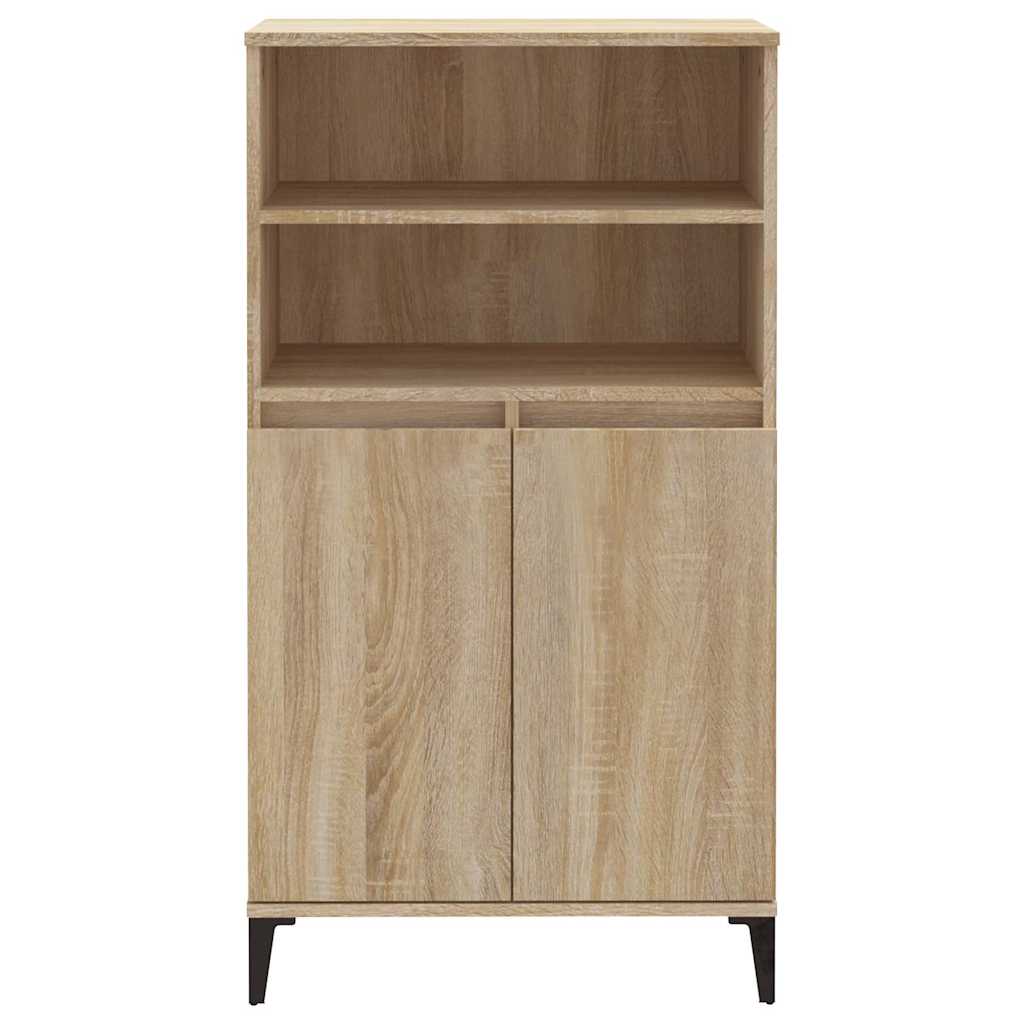 Highboard Sonoma Oak 60x36x110 cm Engineered Wood