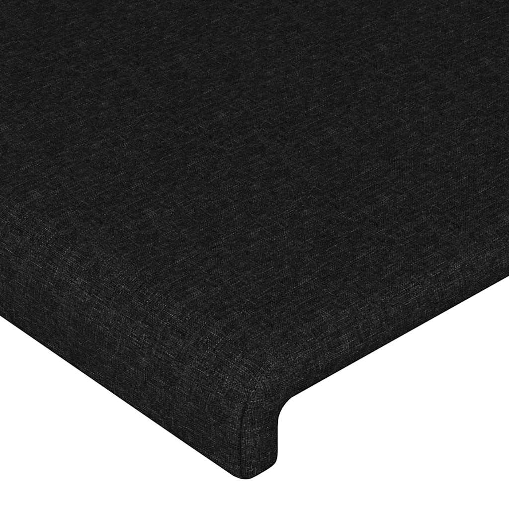 Headboards 4 pcs Black 100 cm Fabric