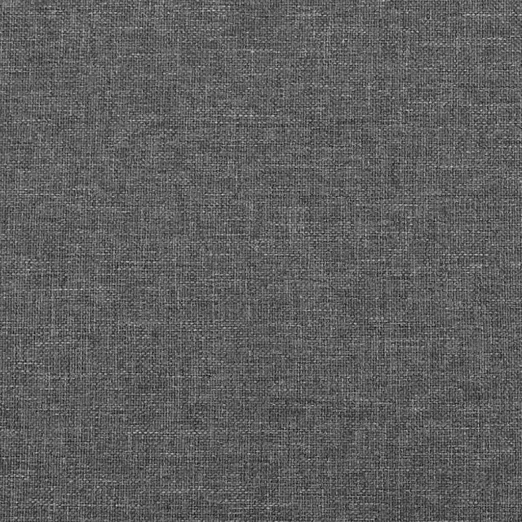 Headboard with Ears Dark Grey 163 cm Fabric