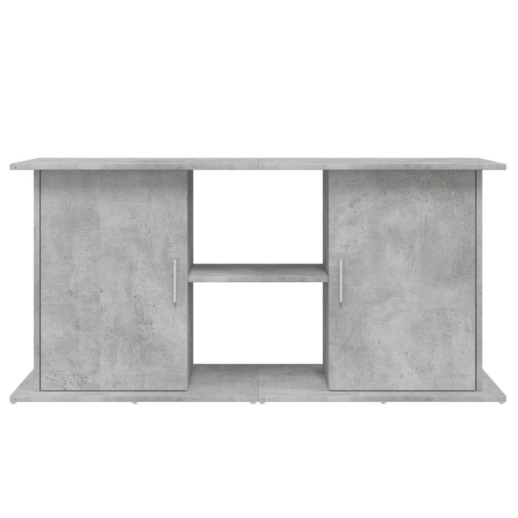 Aquarium Stand Concrete Grey 121x41x58 cm Engineered Wood