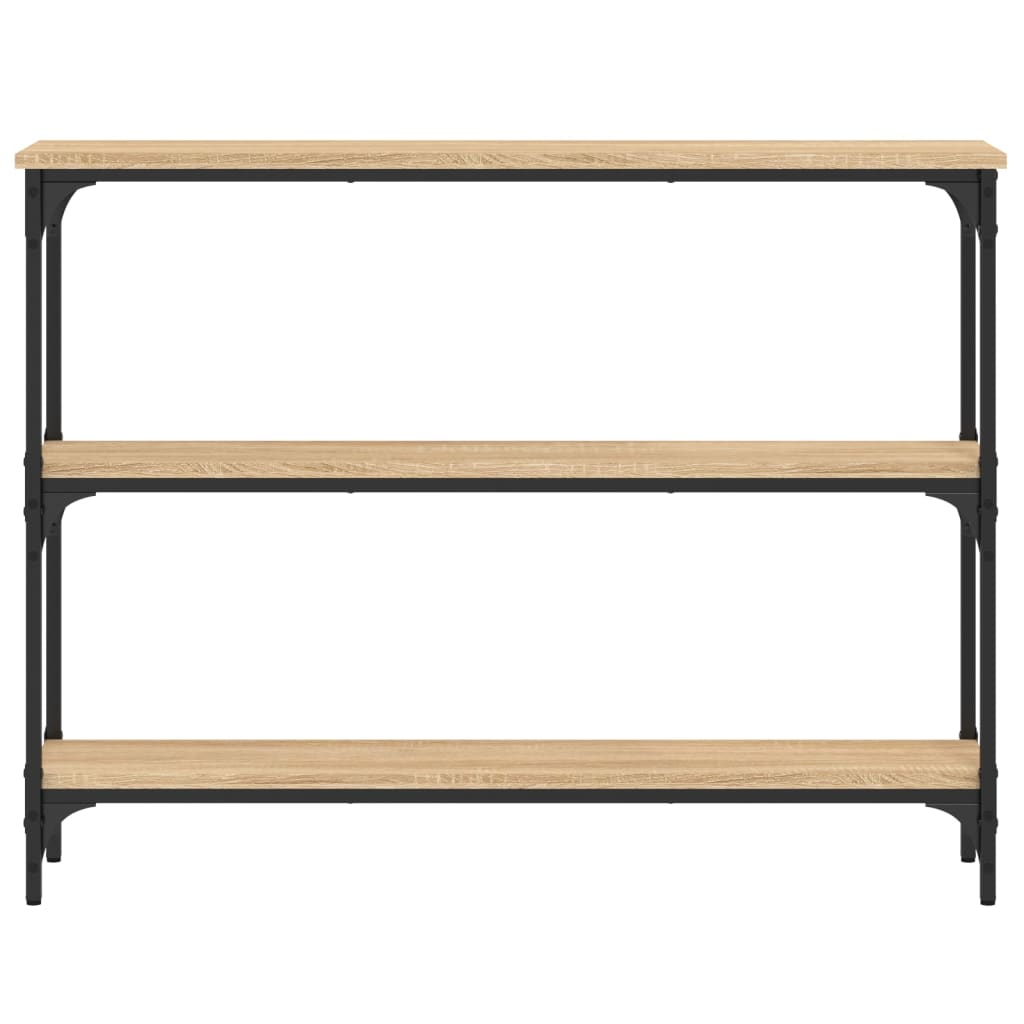 Console Table Sonoma Oak 100x22.5x75 cm Engineered Wood