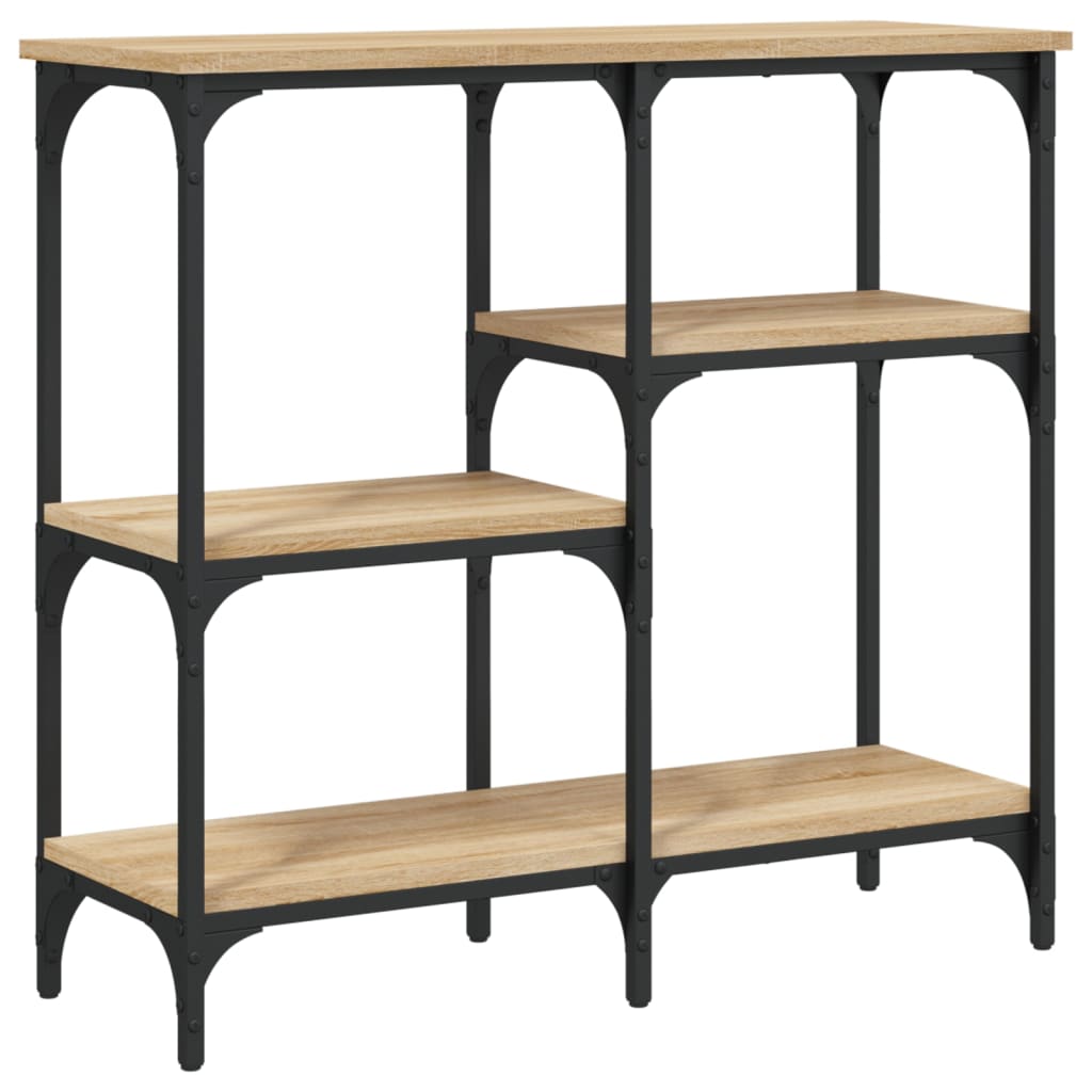 Console Table Sonoma Oak 80x29x75 cm Engineered Wood