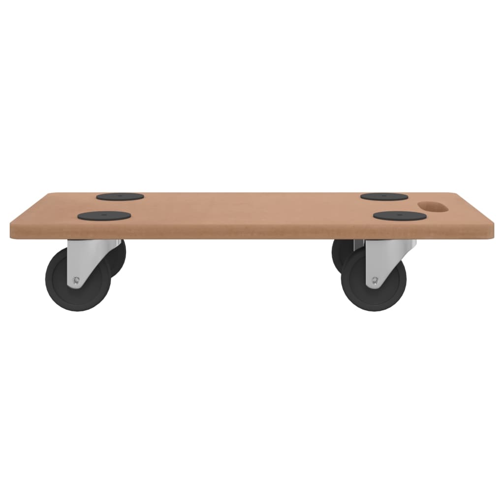 Dolly Trolleys 2 pcs Rectangular Engineered Wood