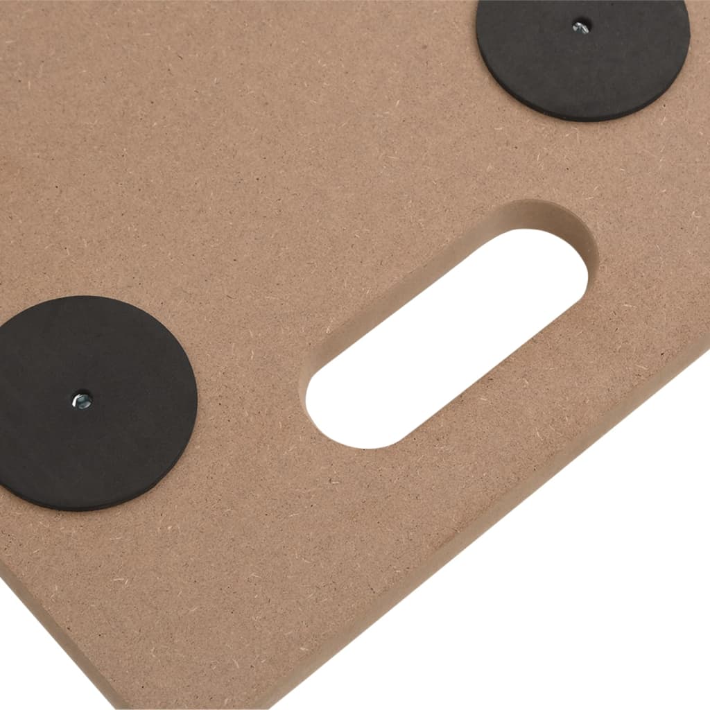 Dolly Trolleys 2 pcs Rectangular Engineered Wood