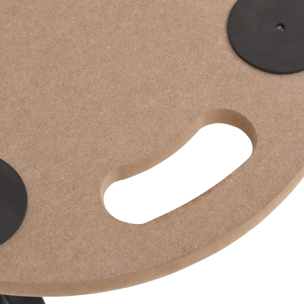 Dolly Trolleys 2 pcs Round Engineered Wood