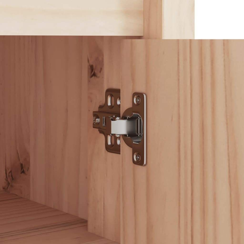Outdoor Kitchen Cabinet MEPPEL 106x55x64 cm Solid Wood Pine