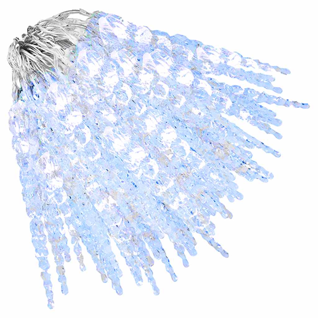 Christmas Icicle Light 200 LEDs Cold White 20 m Acrylic PVC