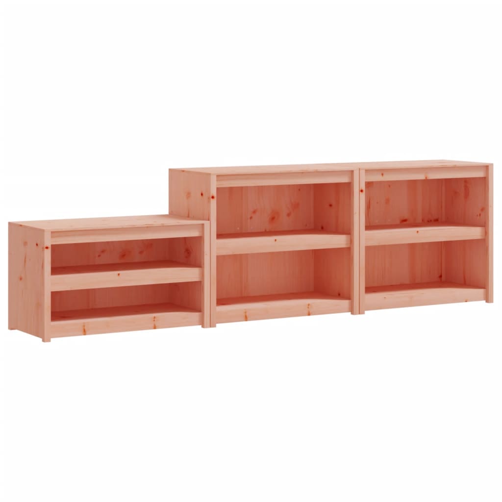 Outdoor Kitchen Cabinets MEPPEL 3 pcs Solid Wood Douglas
