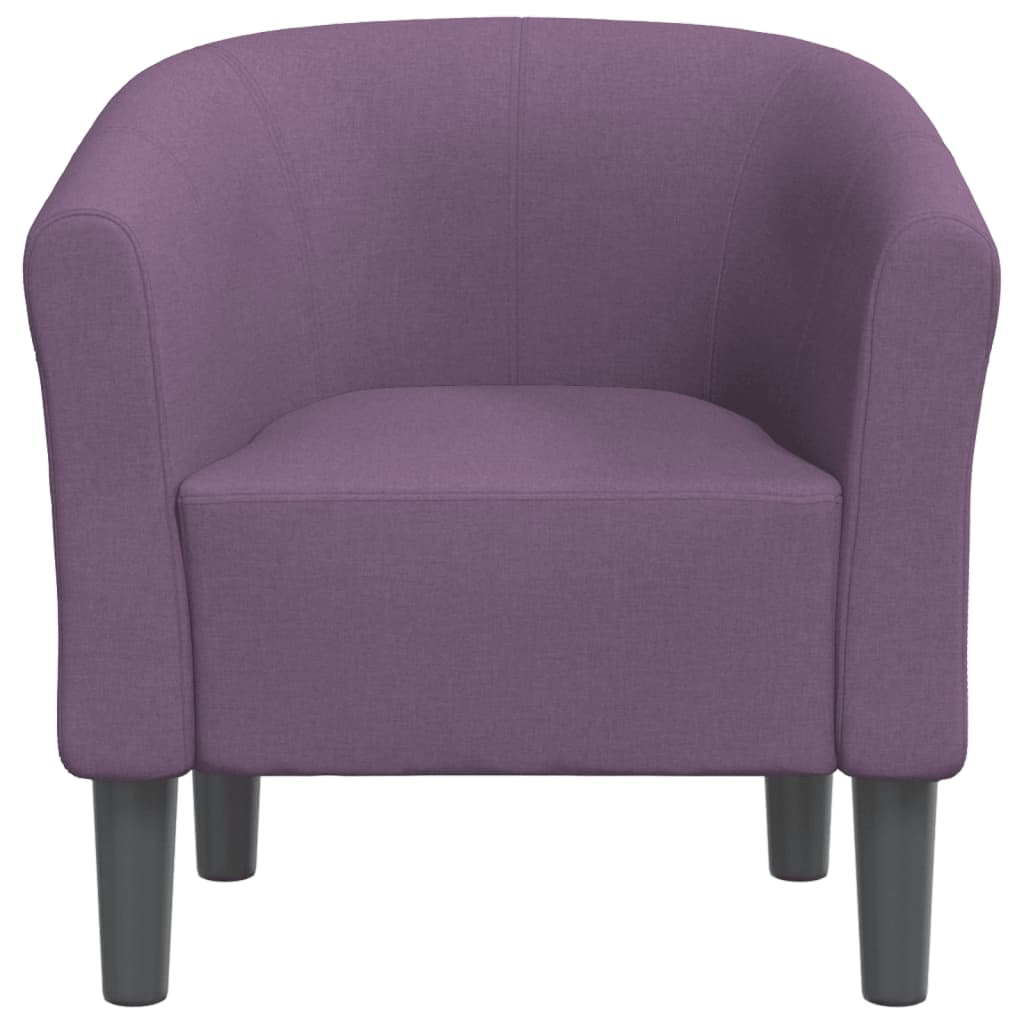 Tub Chair Purple Fabric