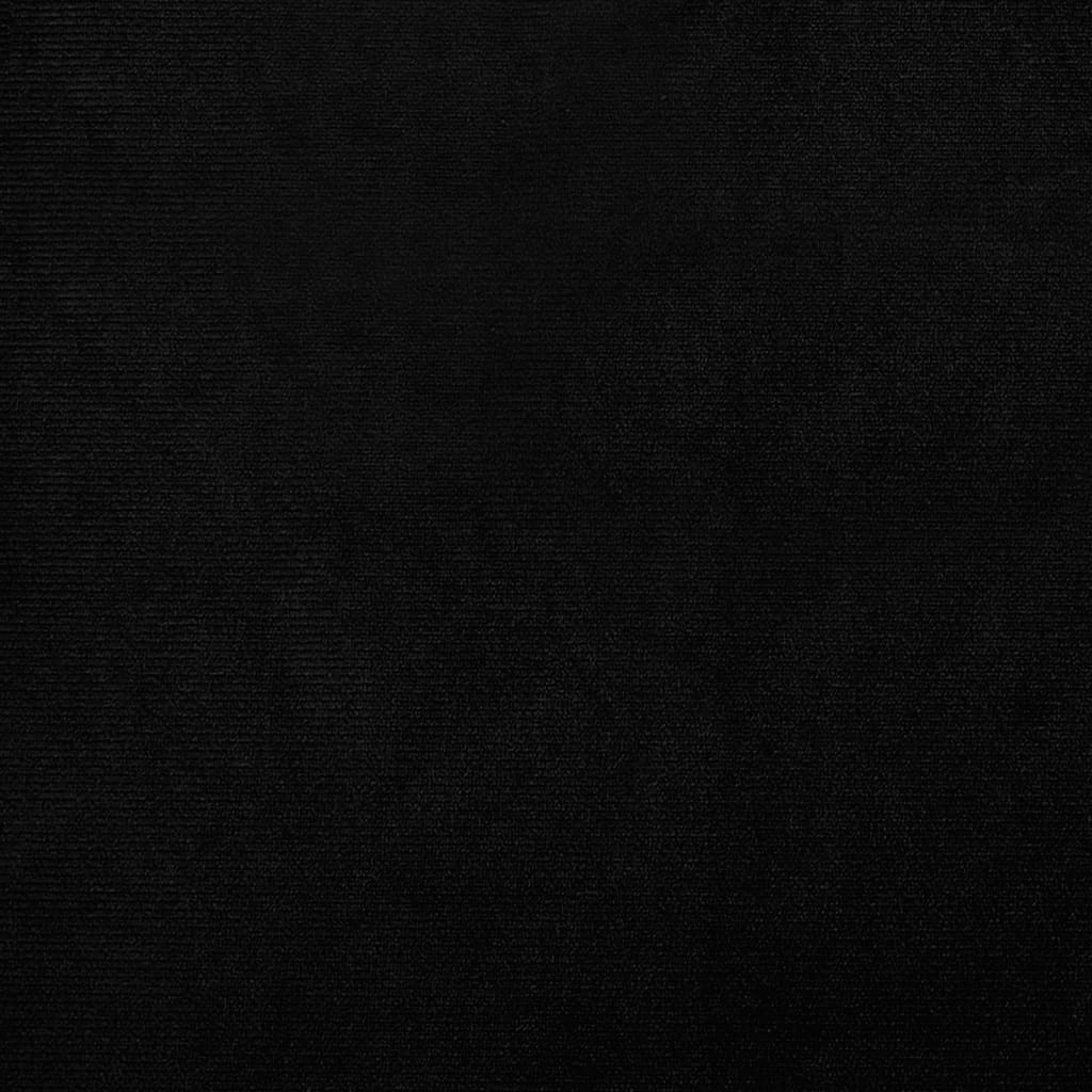 Tub Chair Black Velvet