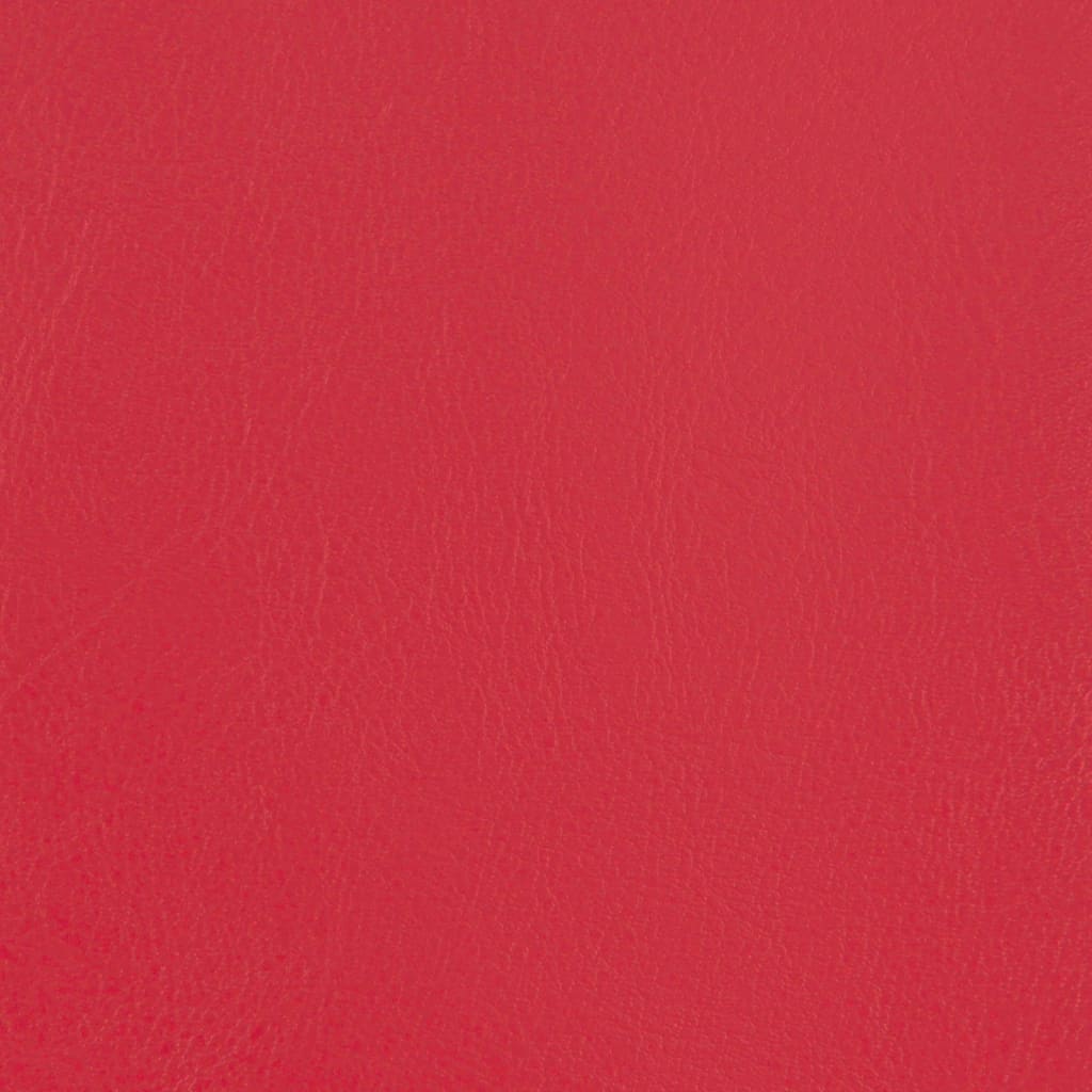 Tub Chair Red Faux Leather