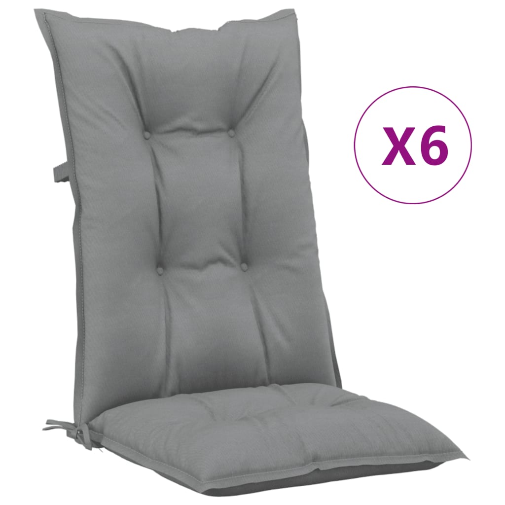 Reclining Folding Chairs with Cushions 6 pcs Solid Wood Teak