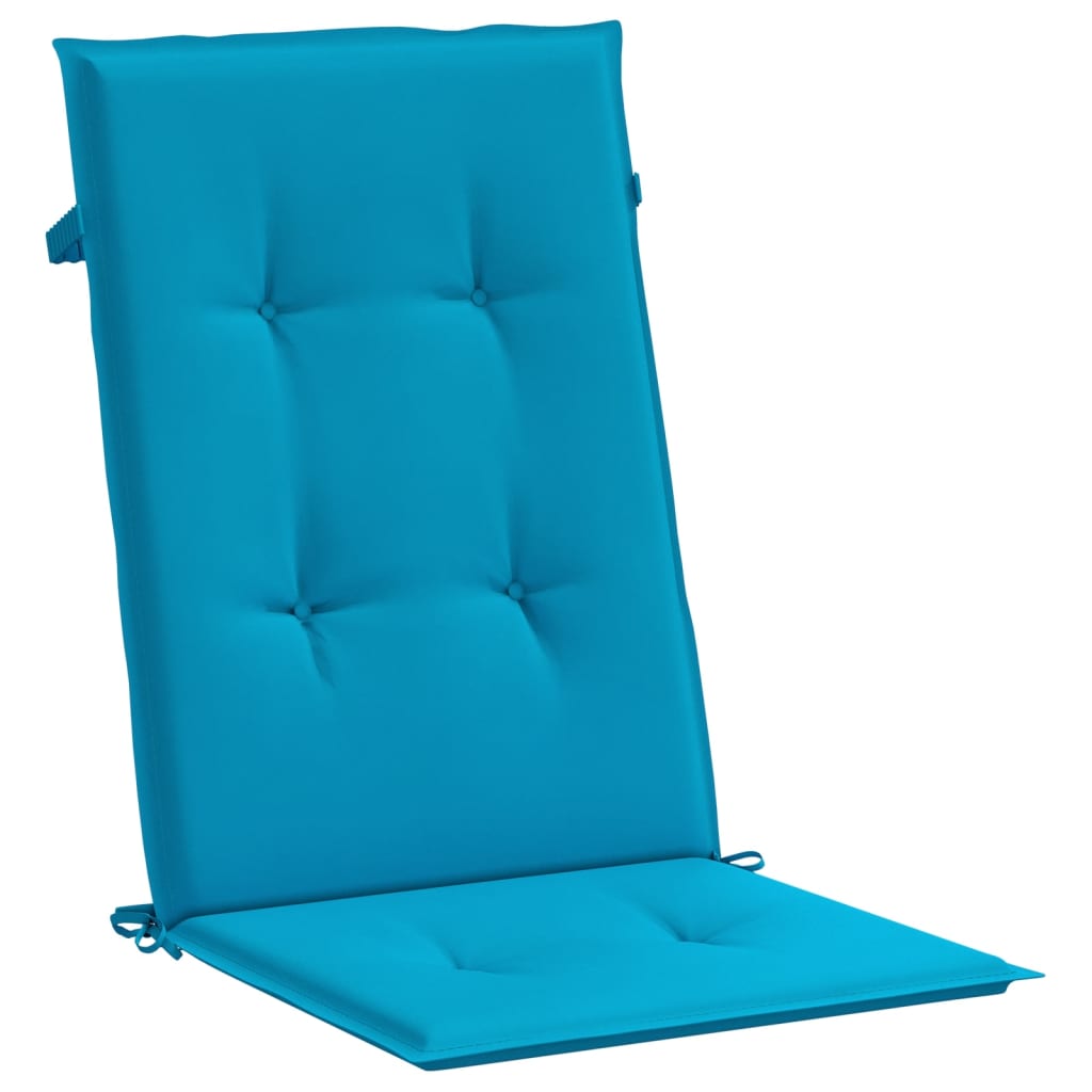 Reclining Folding Chairs with Cushions 8 pcs Solid Wood Teak