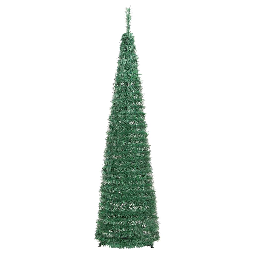 Artificial Christmas Tree Pop-up 50 LEDs Green 120 cm