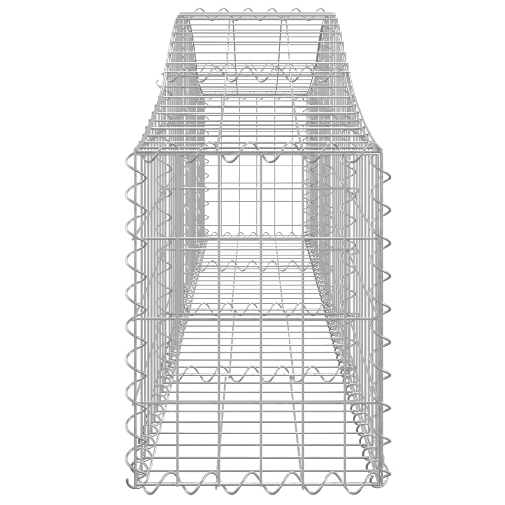 Arched Gabion Baskets 40 pcs 200x30x40/60 cm Galvanised Iron