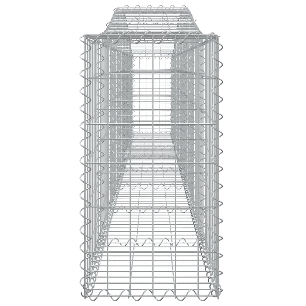 Arched Gabion Baskets 20 pcs 400x30x60/80 cm Galvanised Iron