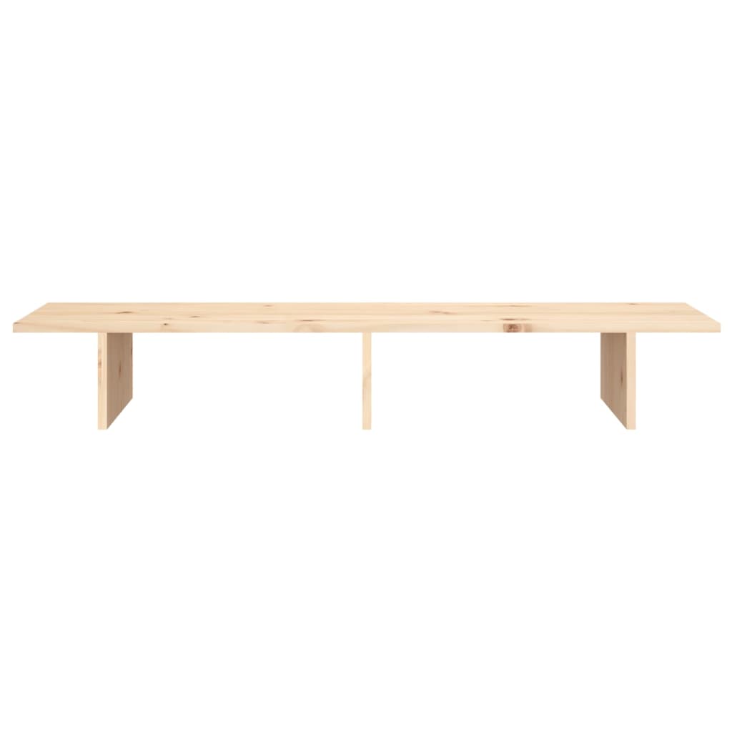 Monitor Stand 100x27x15 cm Solid Wood Pine