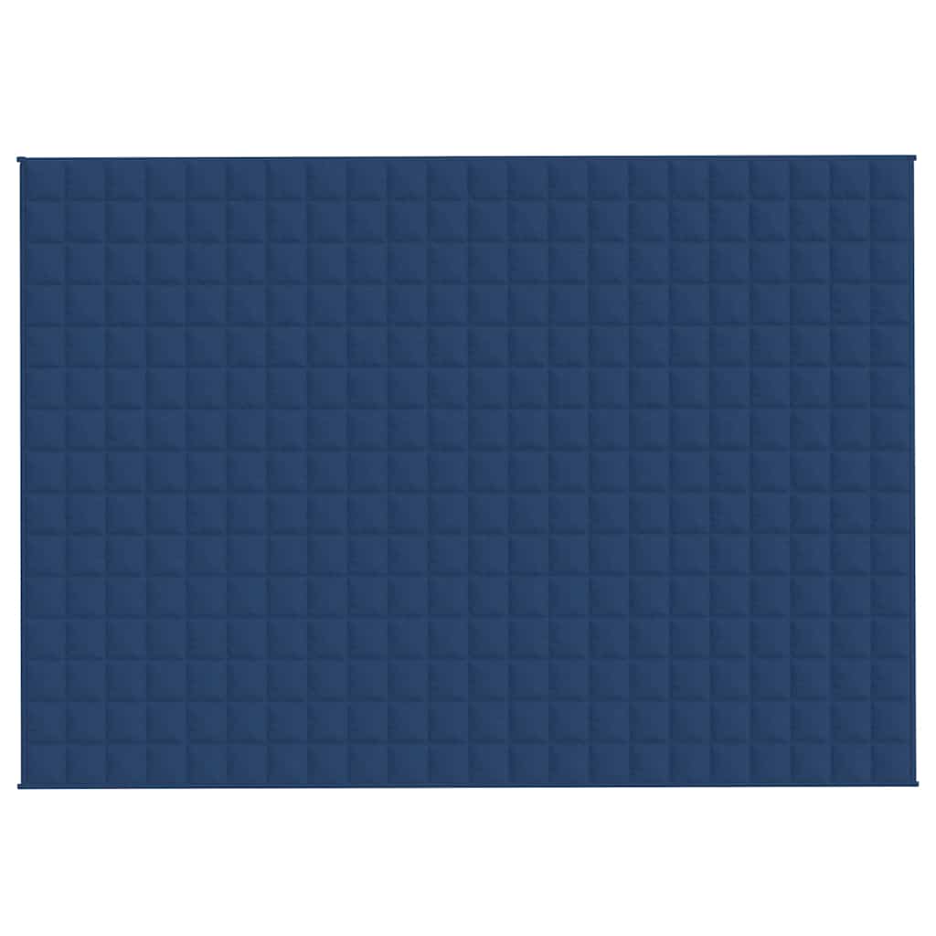 Weighted Blanket Blue 155x220 cm 7 kg Fabric