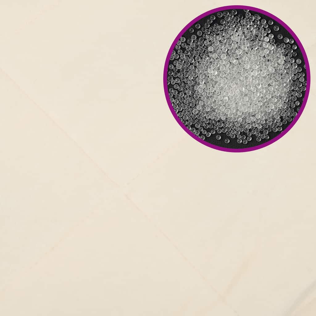 Weighted Blanket Light Cream 120x180 cm 9 kg Fabric