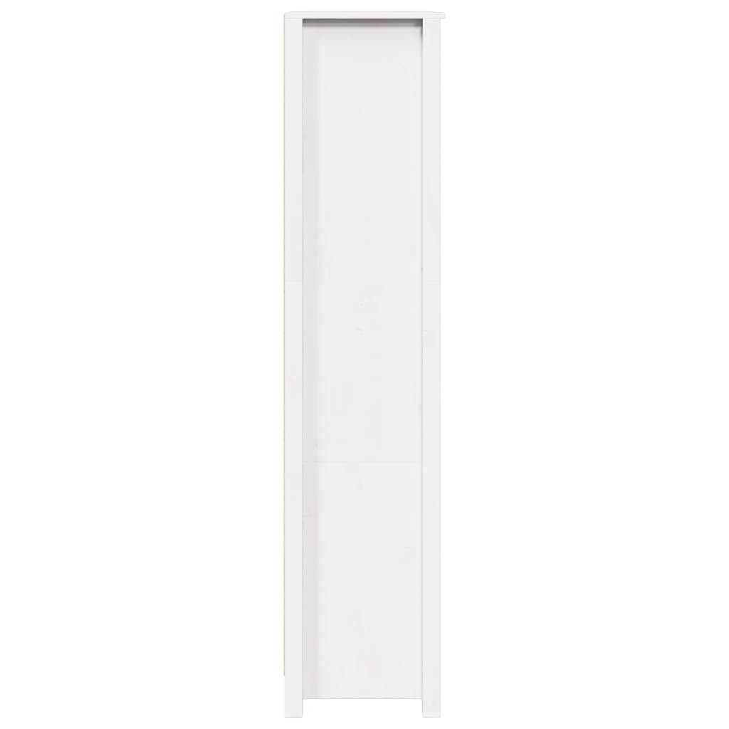Highboard White 80x35x154 cm Solid Wood Pine