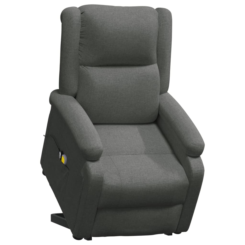 Stand up Massage Chair Dark Grey Fabric