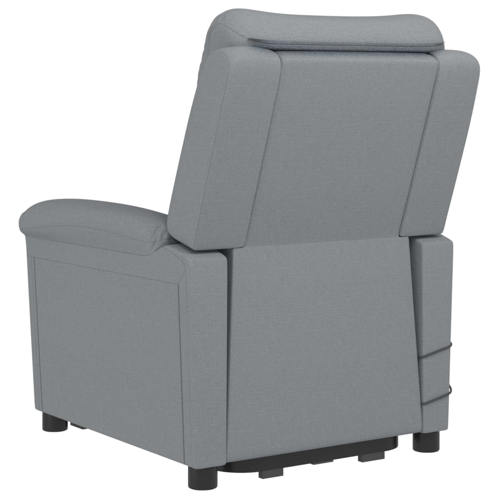 Stand up Massage Chair Light Grey Fabric