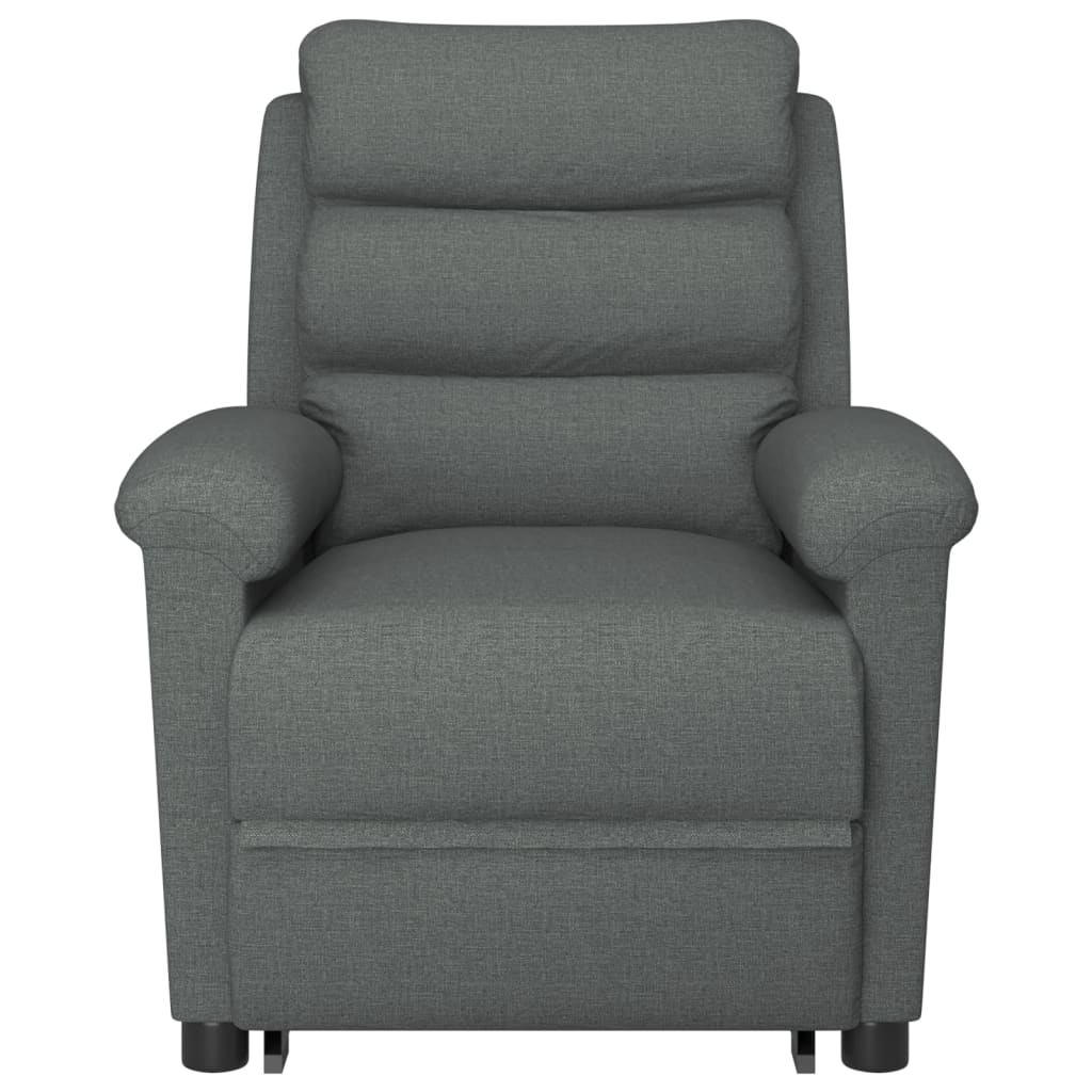 Stand up Massage Chair Dark Grey Fabric