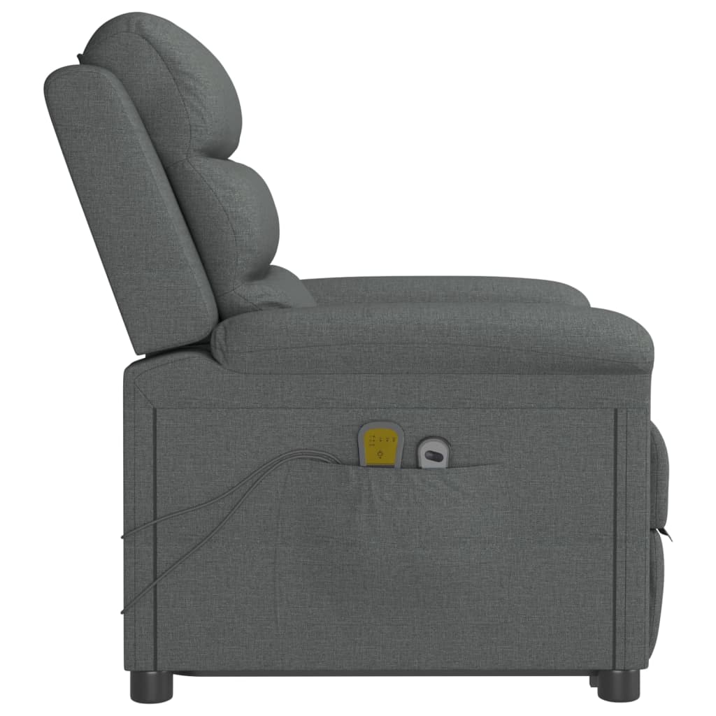 Stand up Massage Chair Dark Grey Fabric