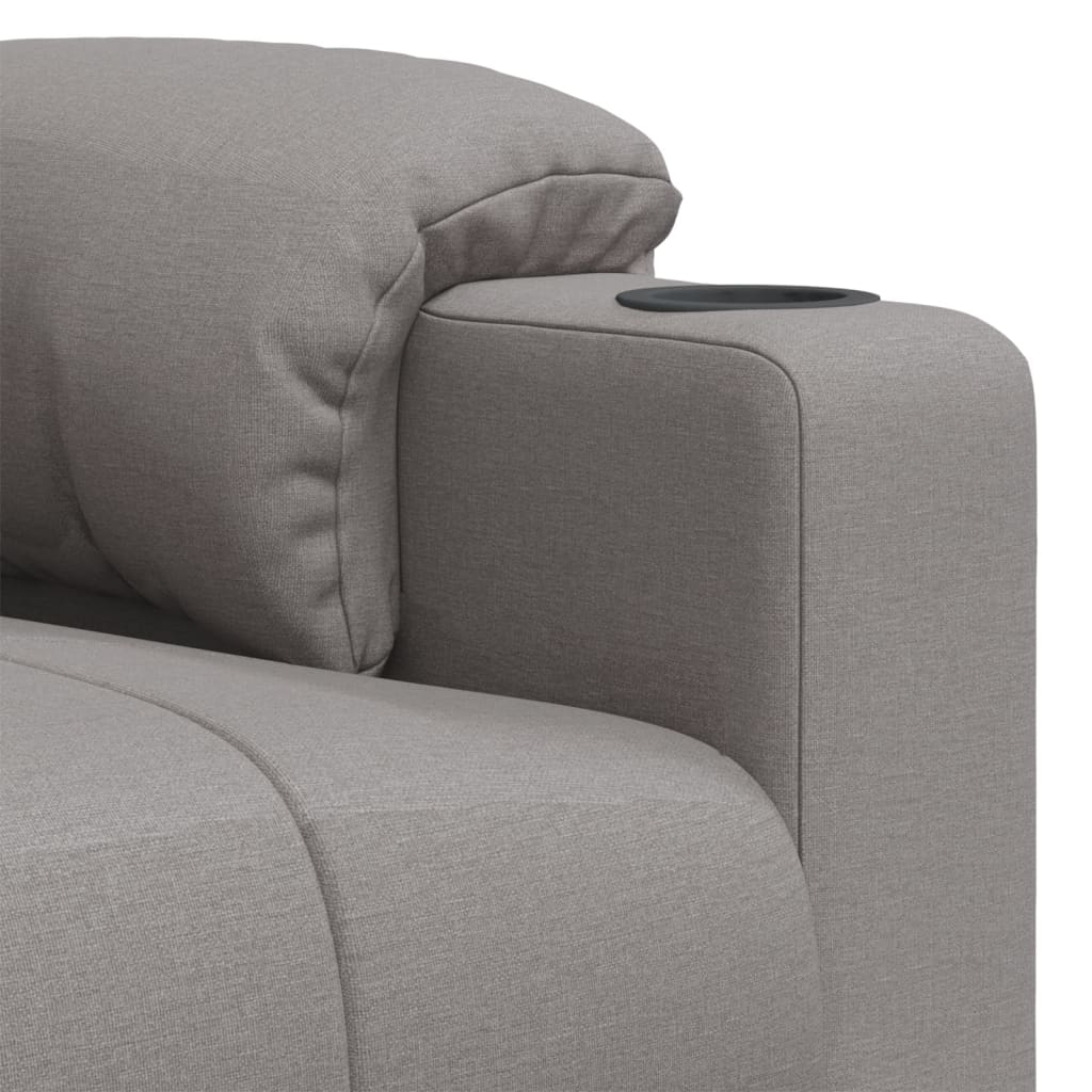 Stand up Massage Chair Light Grey Fabric
