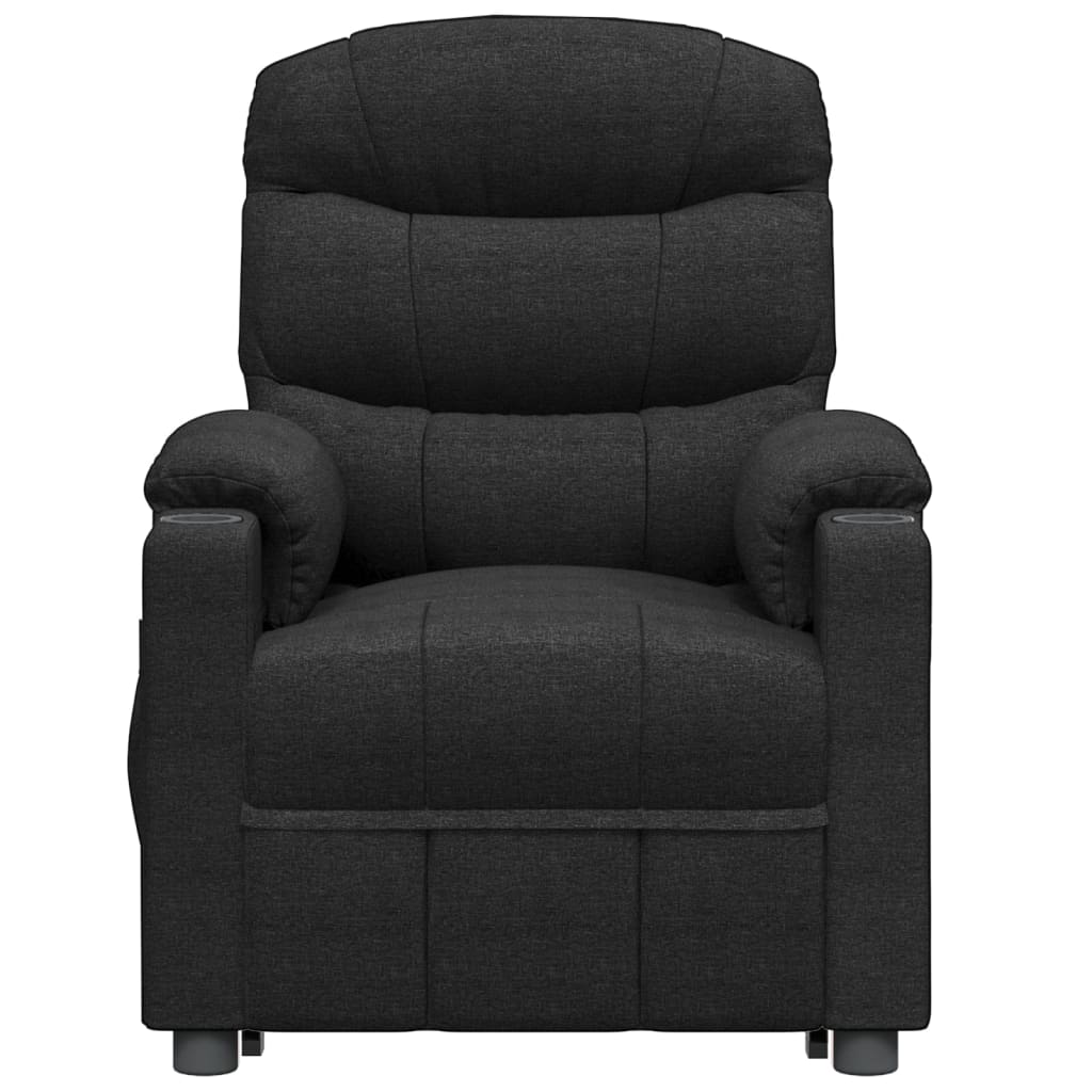 Stand up Massage Chair Black Fabric