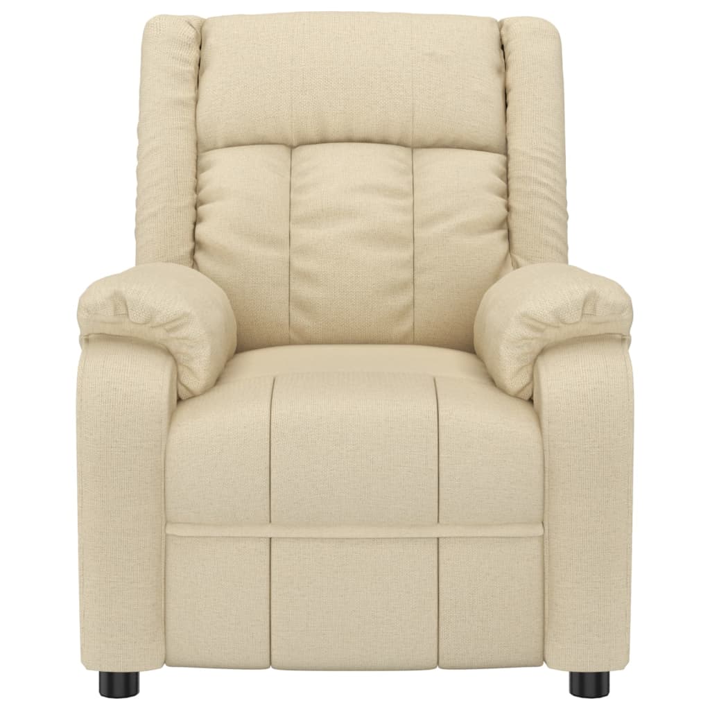 Stand up Massage Chair Cream Fabric