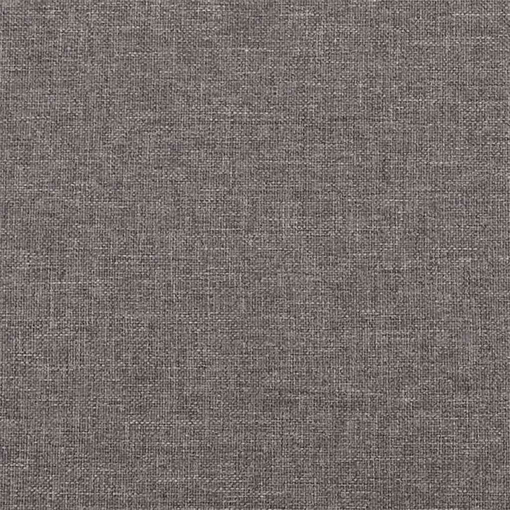 2-Seater Sofa with Pillows&Cushions Dark Grey 120 cm Fabric