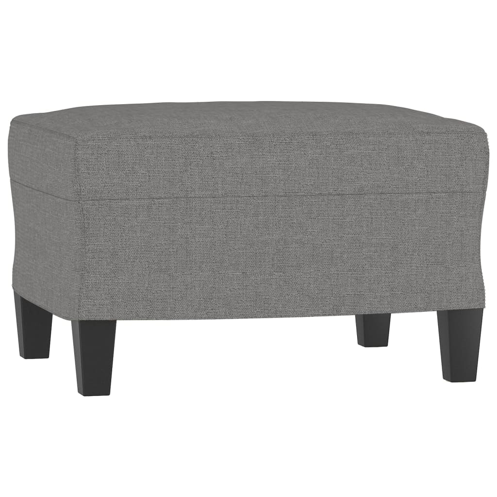 4 Piece Sofa Set with Cushions Dark Grey Fabric