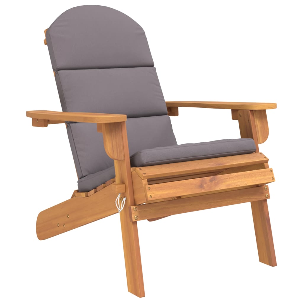 4 Piece Adirondack Garden Lounge Set Solid Wood Acacia