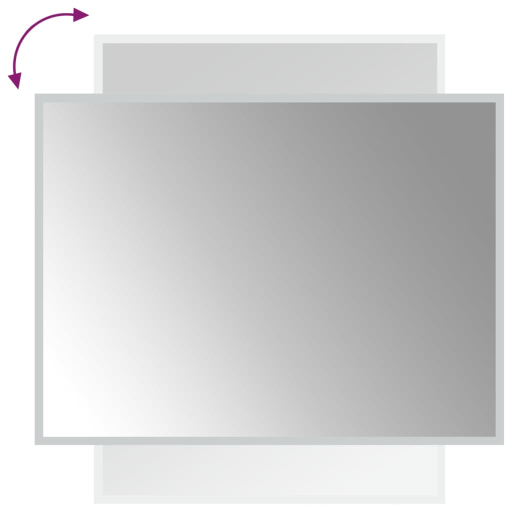 LED Bathroom Mirror 60x80 cm