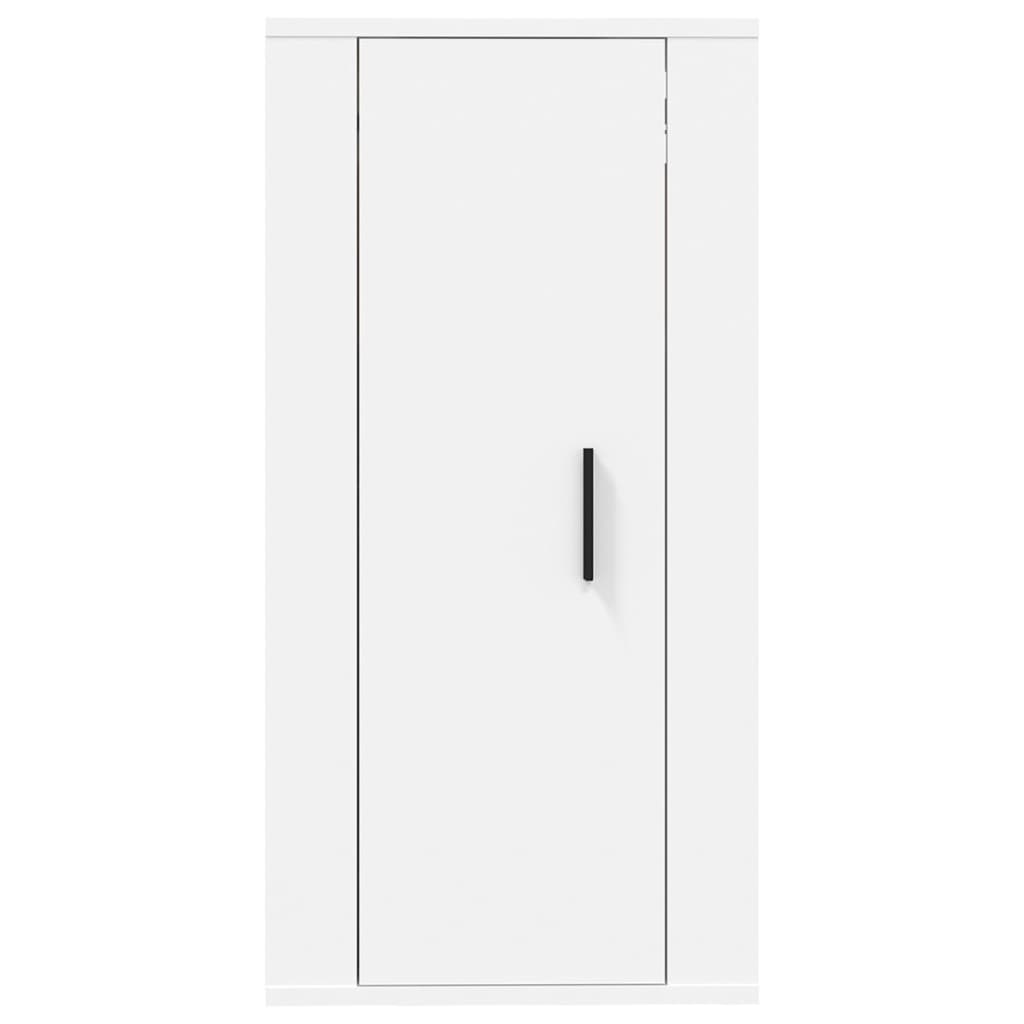 Wall Mounted TV Cabinet White 40x34.5x80 cm