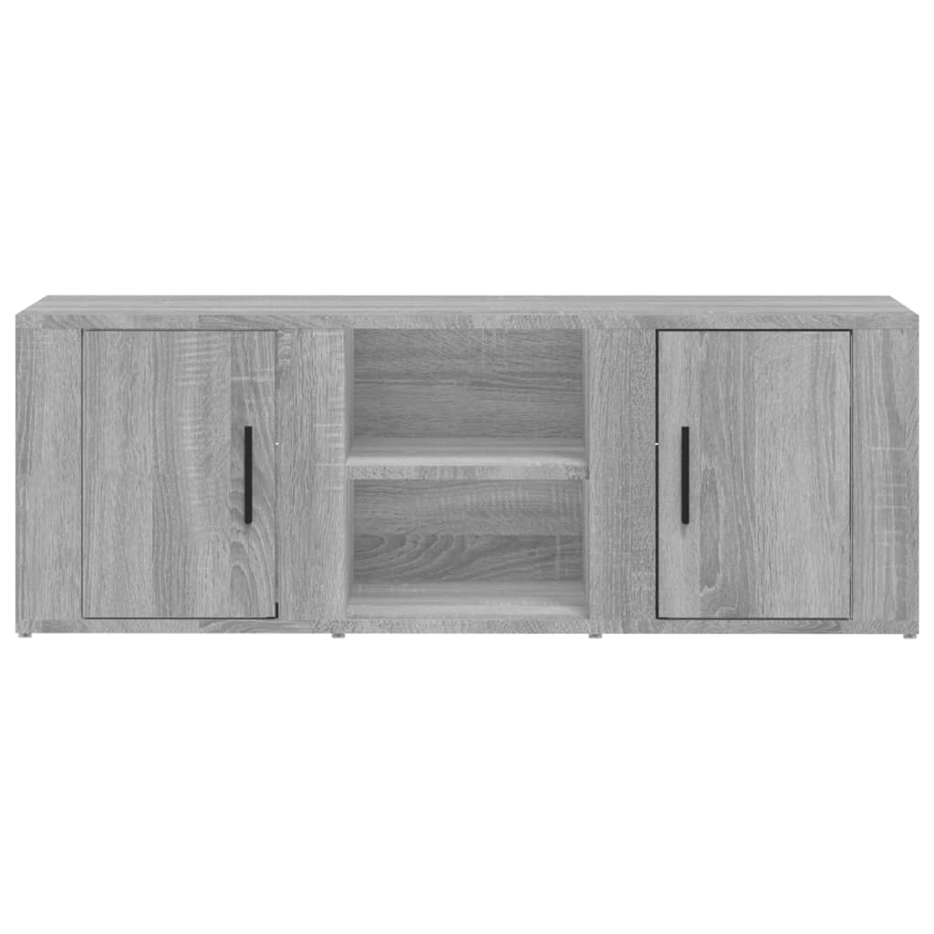 TV Cabinet Grey Sonoma 100x31.5x35 cm Engineered Wood