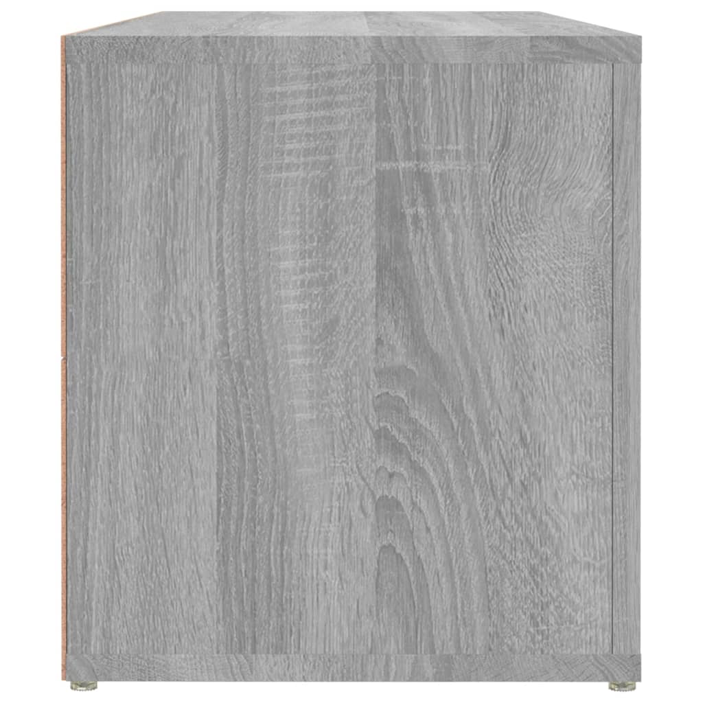 TV Cabinet Grey Sonoma 100x31.5x35 cm Engineered Wood