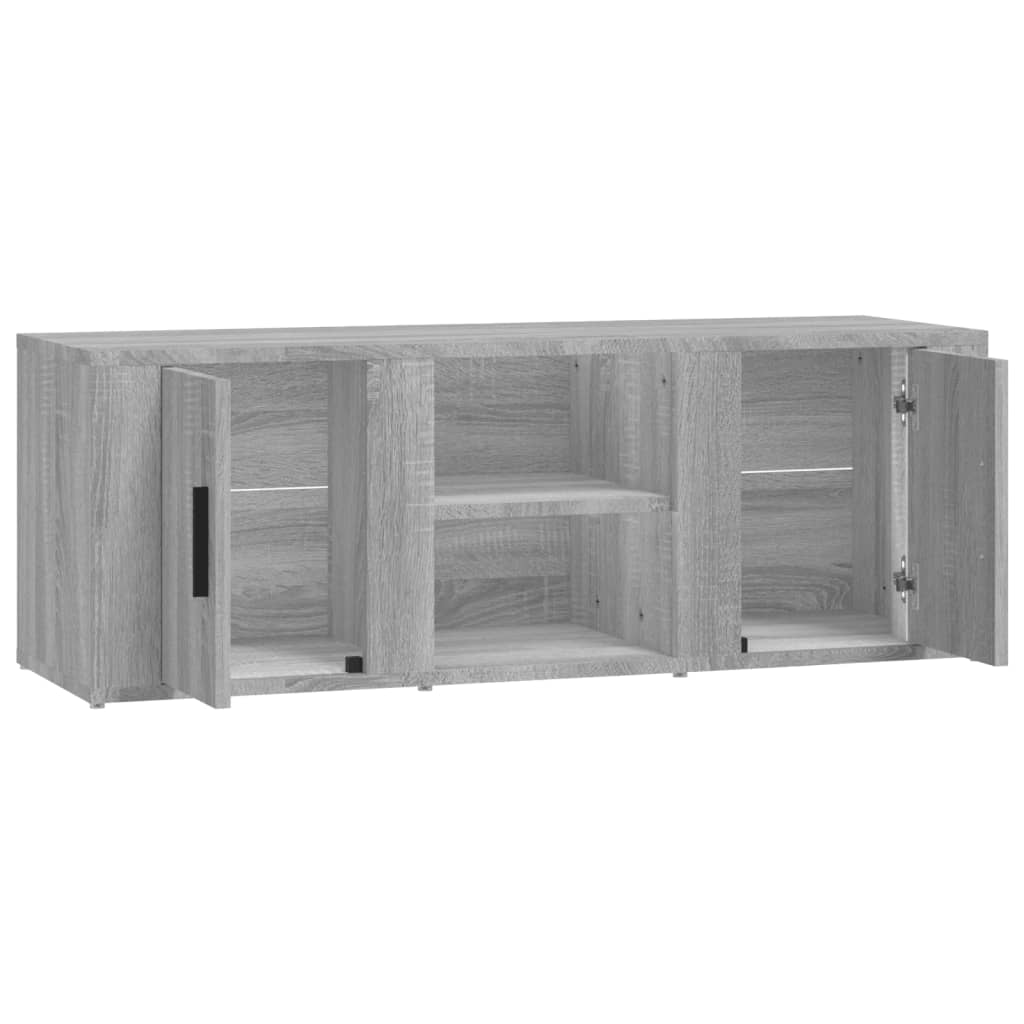 TV Cabinet Grey Sonoma 100x31.5x35 cm Engineered Wood