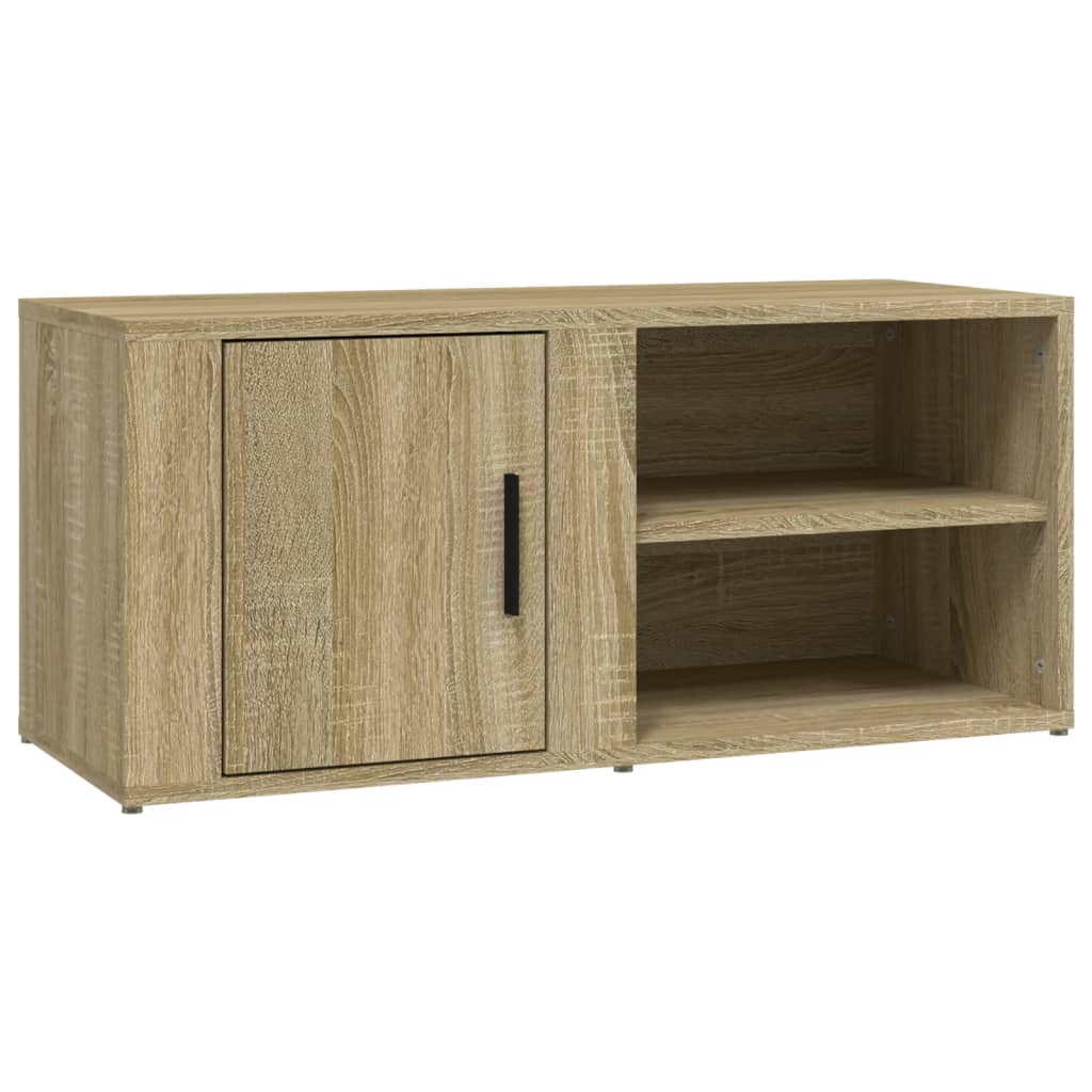 TV Cabinet Sonoma Oak 80x31.5x36 cm Engineered Wood