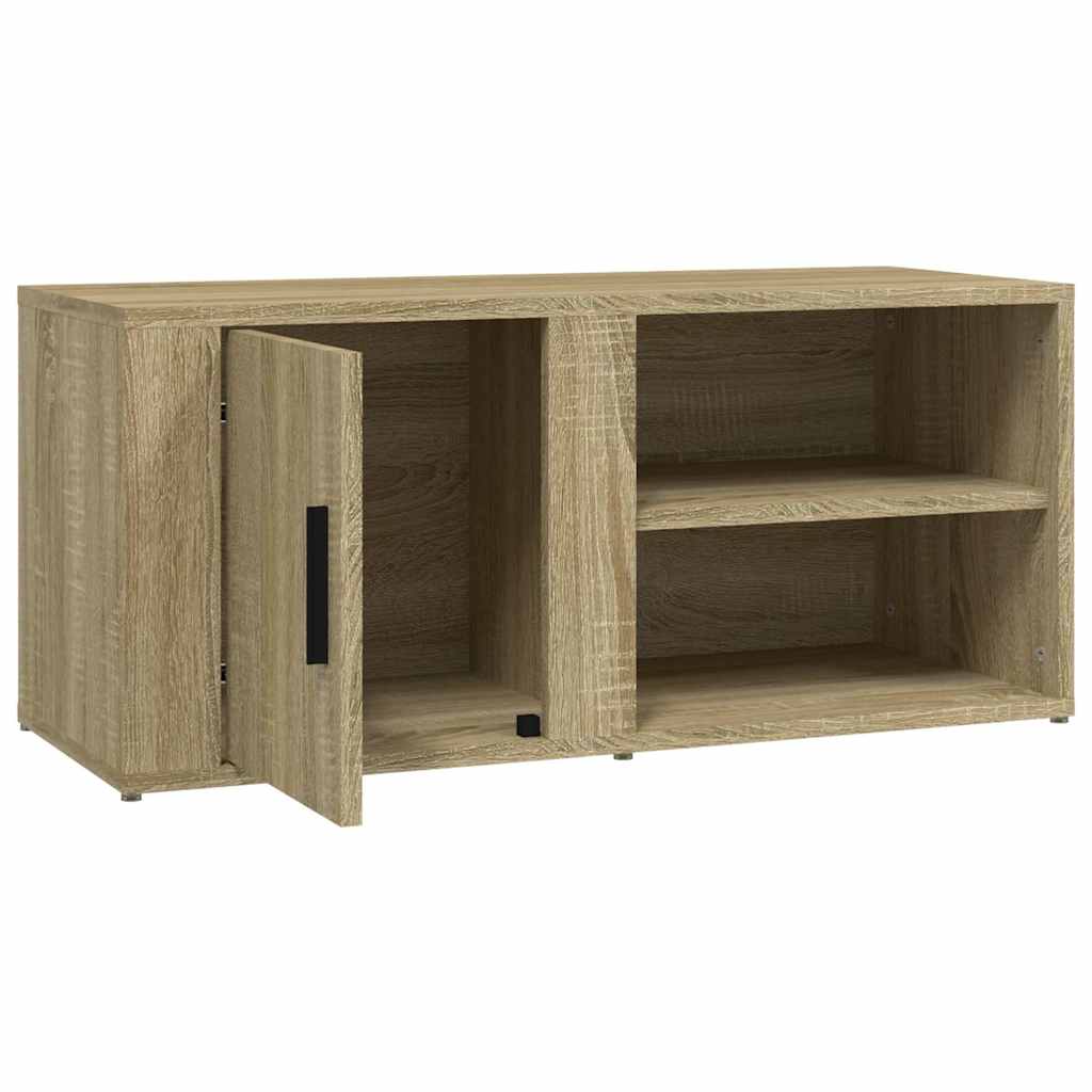 TV Cabinet Sonoma Oak 80x31.5x36 cm Engineered Wood