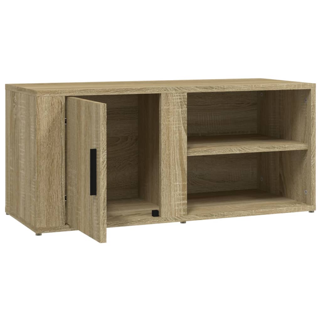 TV Cabinet Sonoma Oak 80x31.5x36 cm Engineered Wood