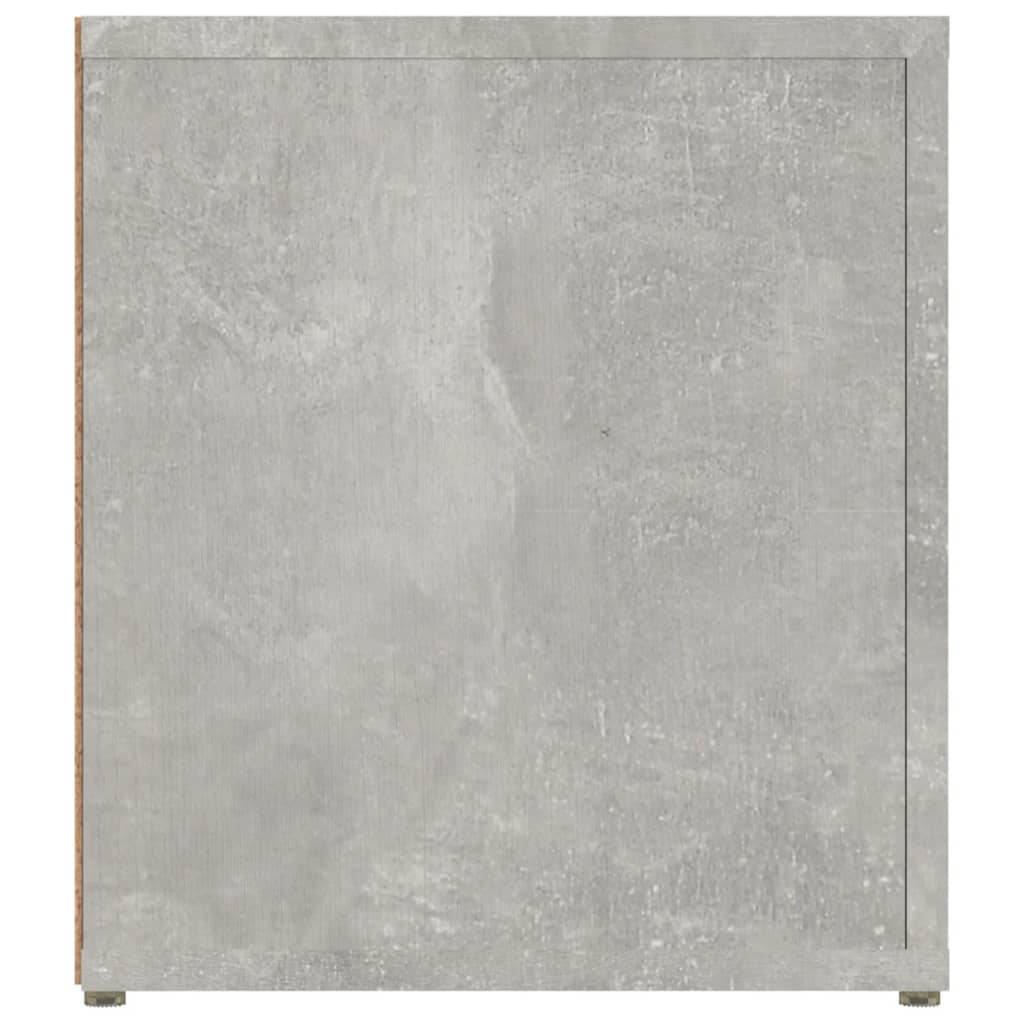 TV Cabinet Concrete Grey 80x31.5x36 cm Engineered Wood