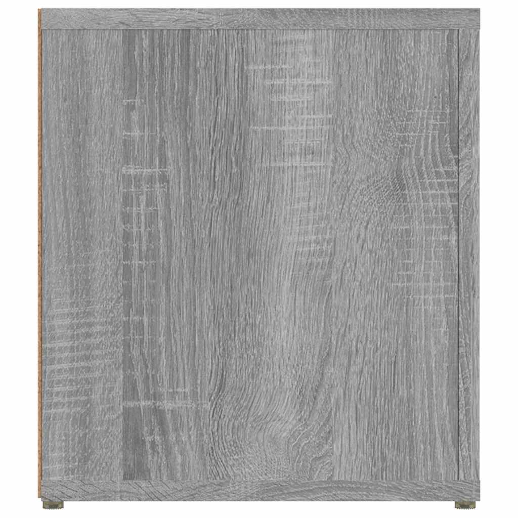 TV Cabinet Grey Sonoma 80x31.5x36 cm Engineered Wood